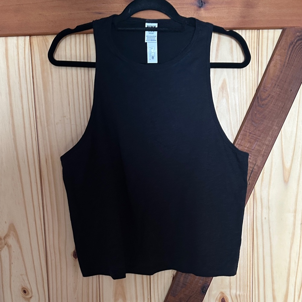 PINK Victoria's Secret Classic Black Tank Top